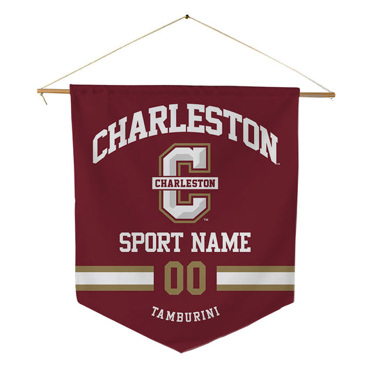 Charleston - NCAA Equestrian : Cece Tamburini - Pennant - 18" x 21"-0