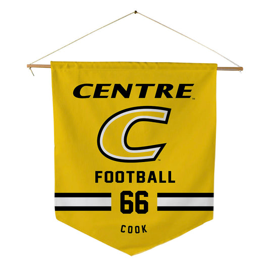 Centre College - NCAA Football : Brody Cook - Pennant - 18" x 21"-0