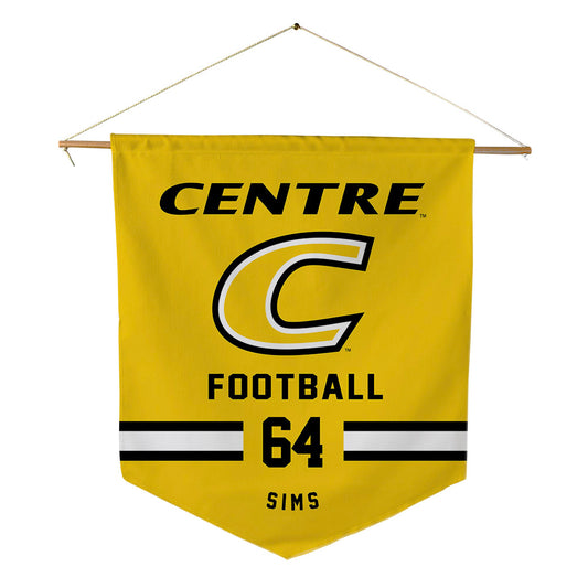 Centre College - NCAA Football : Walker Sims - Pennant - 18" x 21"-0
