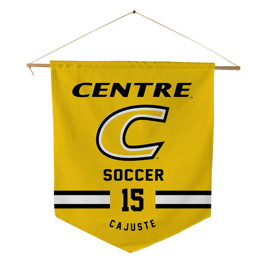 Centre College - NCAA Men's Soccer : Ethan Cajuste - Pennant - 18" x 21"-0