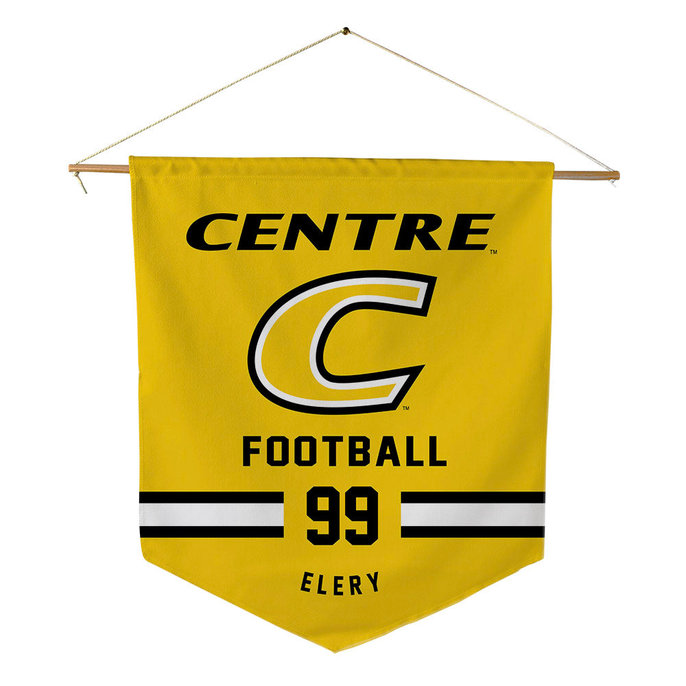 Centre College - NCAA Football : DeVaughn Elery - Pennant - 18" x 21"-0