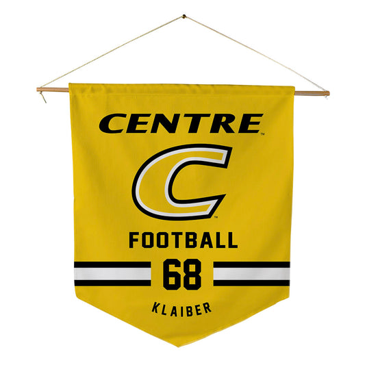 Centre College - NCAA Football : Holden Klaiber - Pennant - 18" x 21"-0