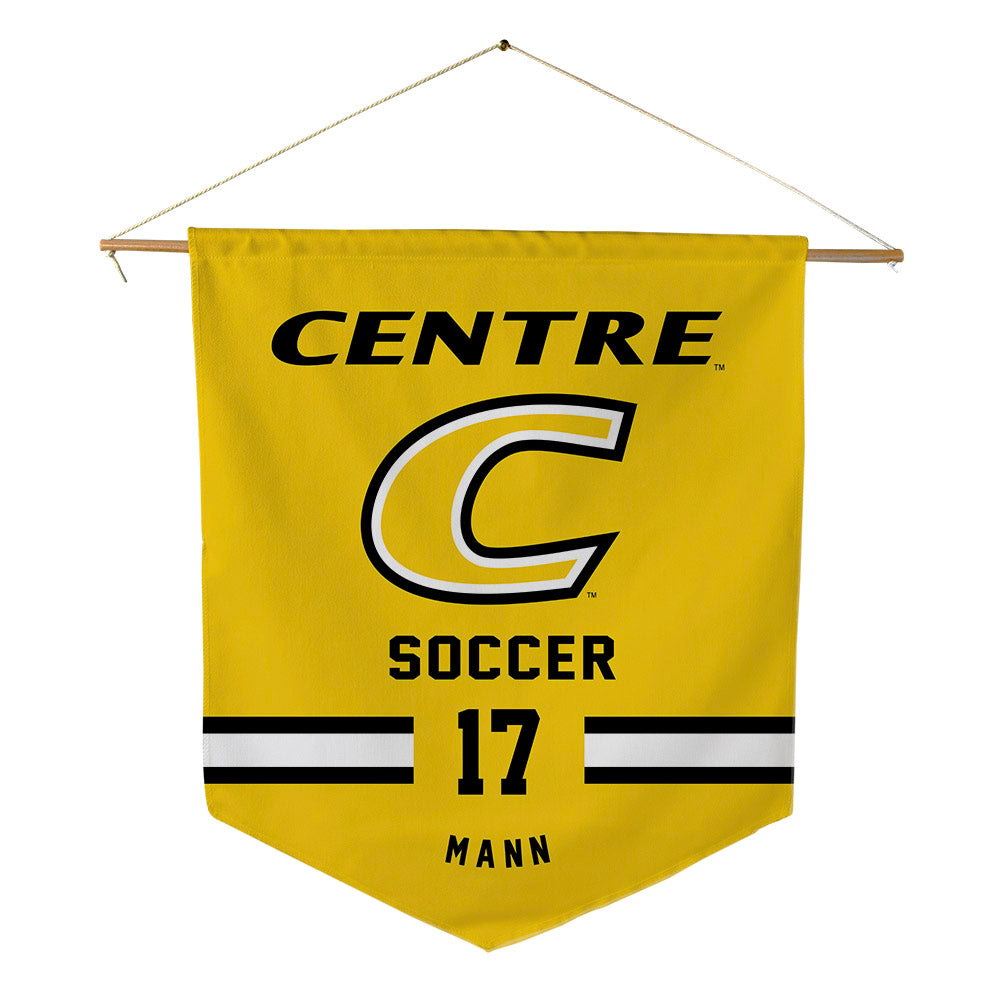 Centre College - NCAA Women's Soccer : Ella Mann - Pennant - 18" x 21"-0