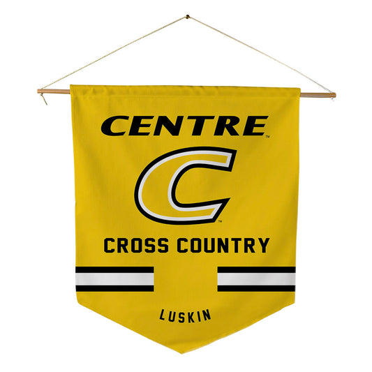 Centre College - NCAA Men's Cross Country : Jackson Luskin - Pennant - 18" x 21"-0