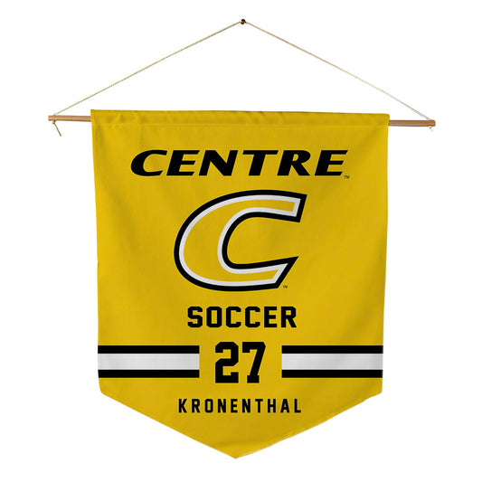 Centre College - NCAA Women's Soccer : Alexis Kronenthal - Pennant - 18" x 21"-0