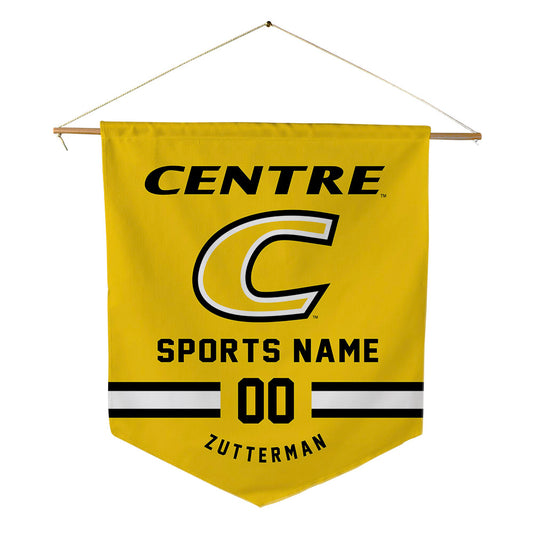 Centre College - NCAA Women's Soccer : Gracie Zutterman - Pennant - 18" x 21"-0