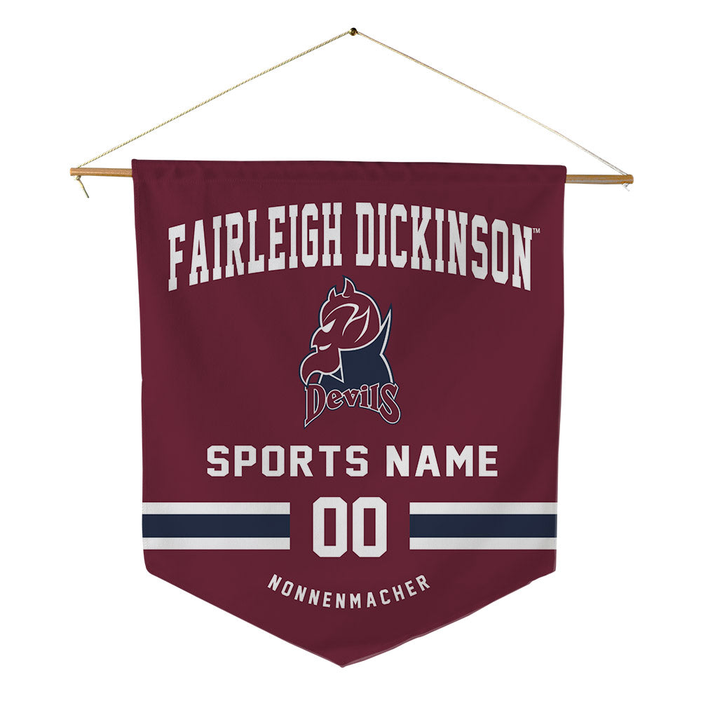 FDU Florham - NCAA Men's Track & Field : Jason Nonnenmacher - Pennant - 18" x 21"-0