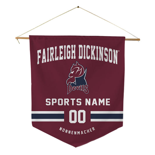 FDU Florham - NCAA Men's Track & Field : Jason Nonnenmacher - Pennant - 18" x 21"-0