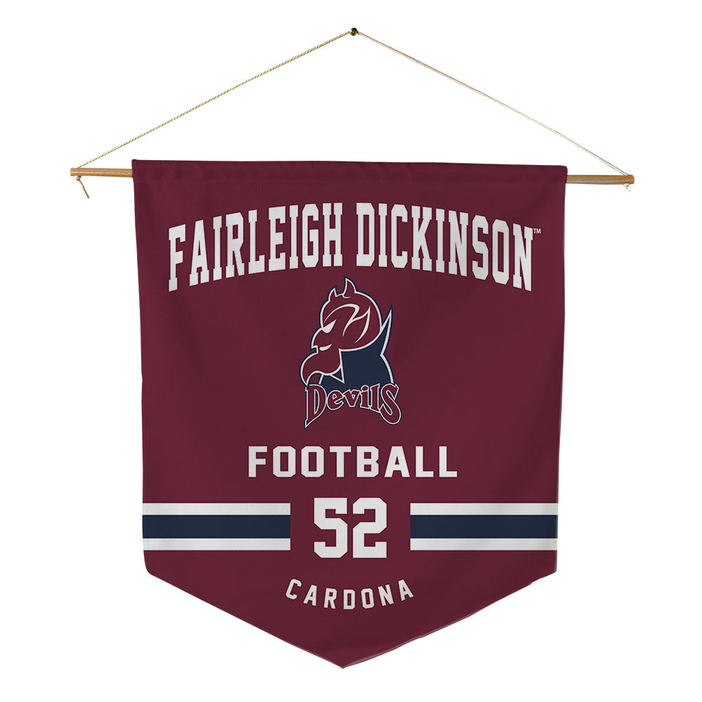 FDU Florham - NCAA Football : Cyrus Cardona - Pennant - 18" x 21"-0