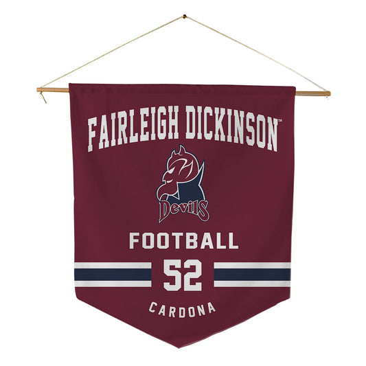 FDU Florham - NCAA Football : Cyrus Cardona - Pennant - 18" x 21"-0