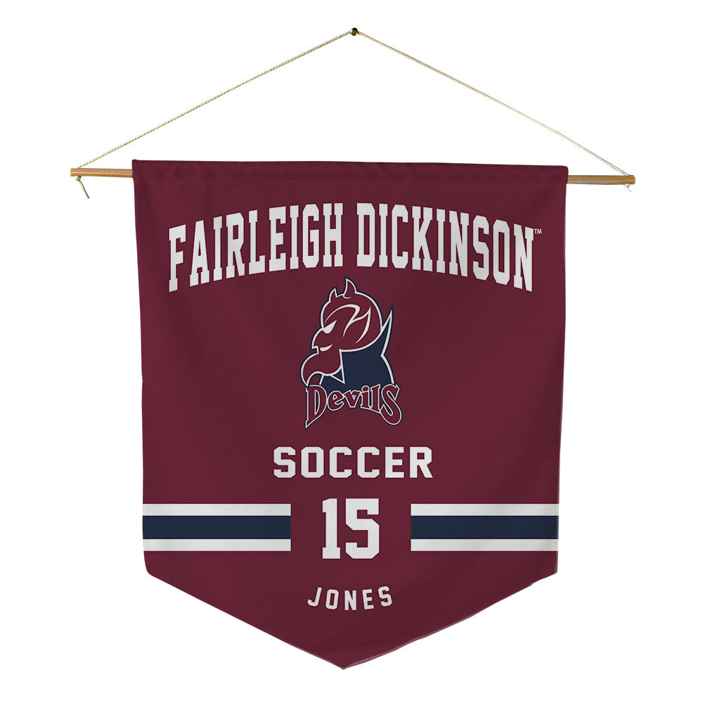 FDU Florham - NCAA Women's Soccer : Teagan Jones - Pennant - 18" x 21"-0
