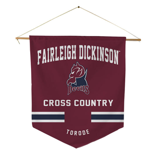 FDU Florham - NCAA Men's Cross Country : Emmanuel Torode Torode - Pennant - 18" x 21"-0