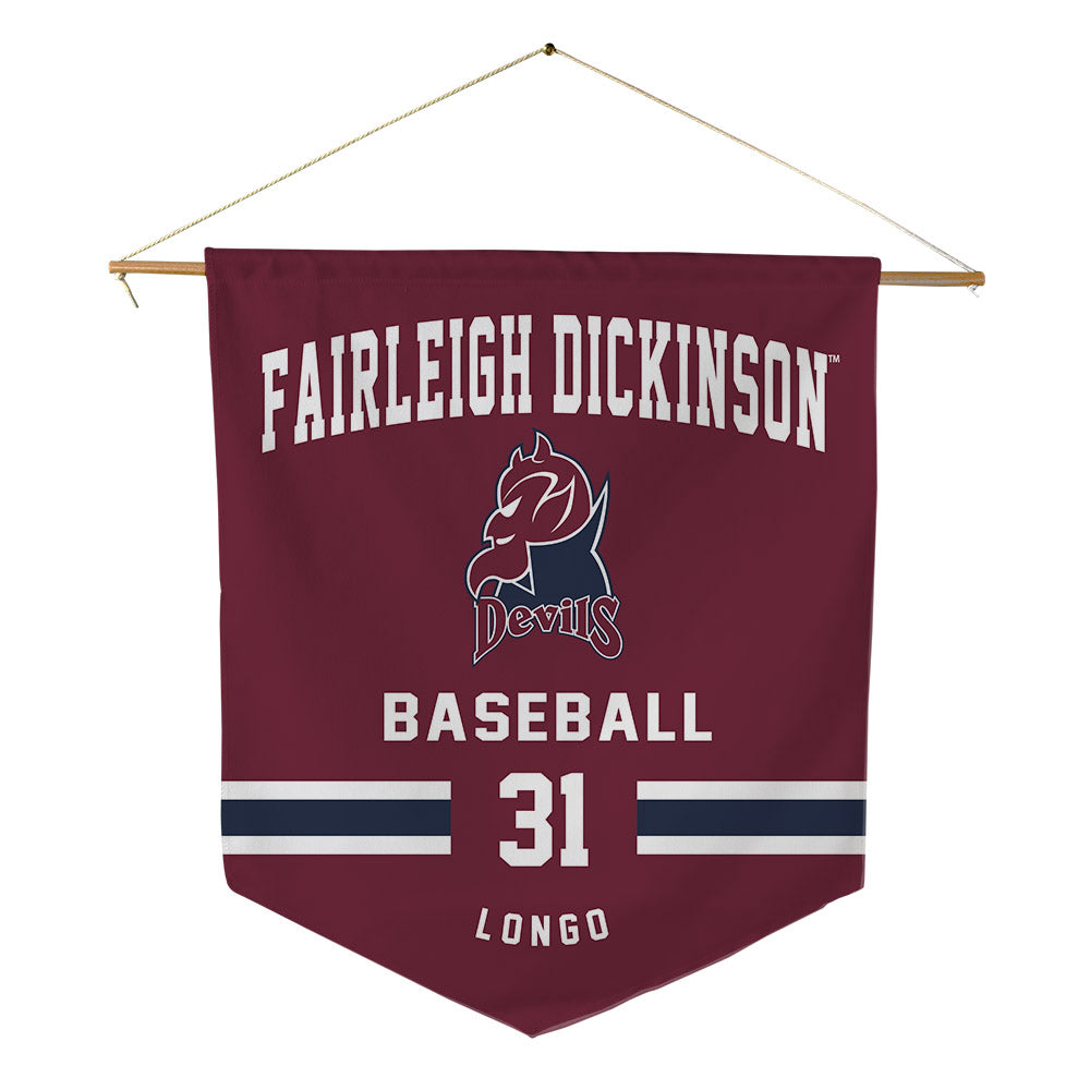 FDU - NCAA Baseball : Peter Longo - Pennant - 18" x 21"-0