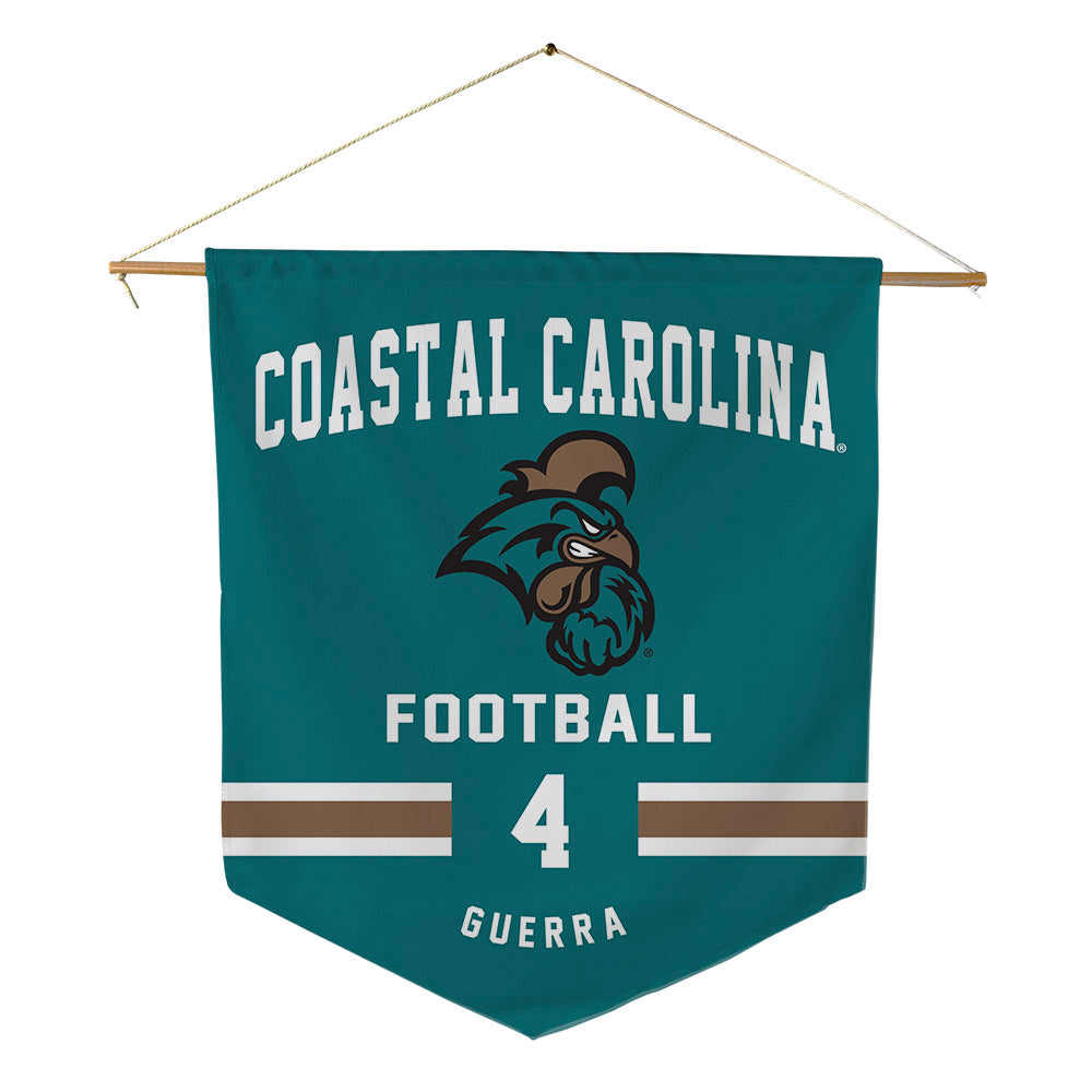 Coastal Carolina - NCAA Football : Tre Guerra - Pennant - 18" x 21"-0