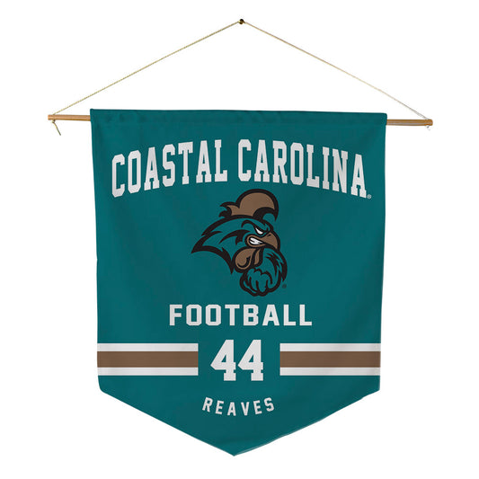 Coastal Carolina - NCAA Football : Brown Reaves - Pennant - 18" x 21"-0