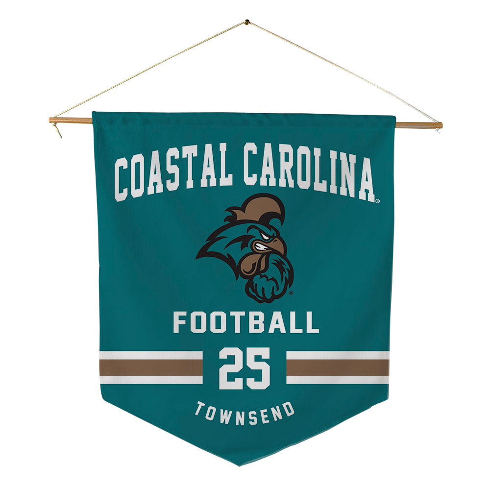Coastal Carolina - NCAA Football : Breyahn Townsend - Pennant - 18" x 21"-0