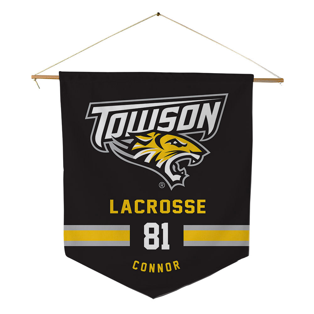 Towson - NCAA Women's Lacrosse : Jacinda Connor - Pennant - 18" x 21"-0