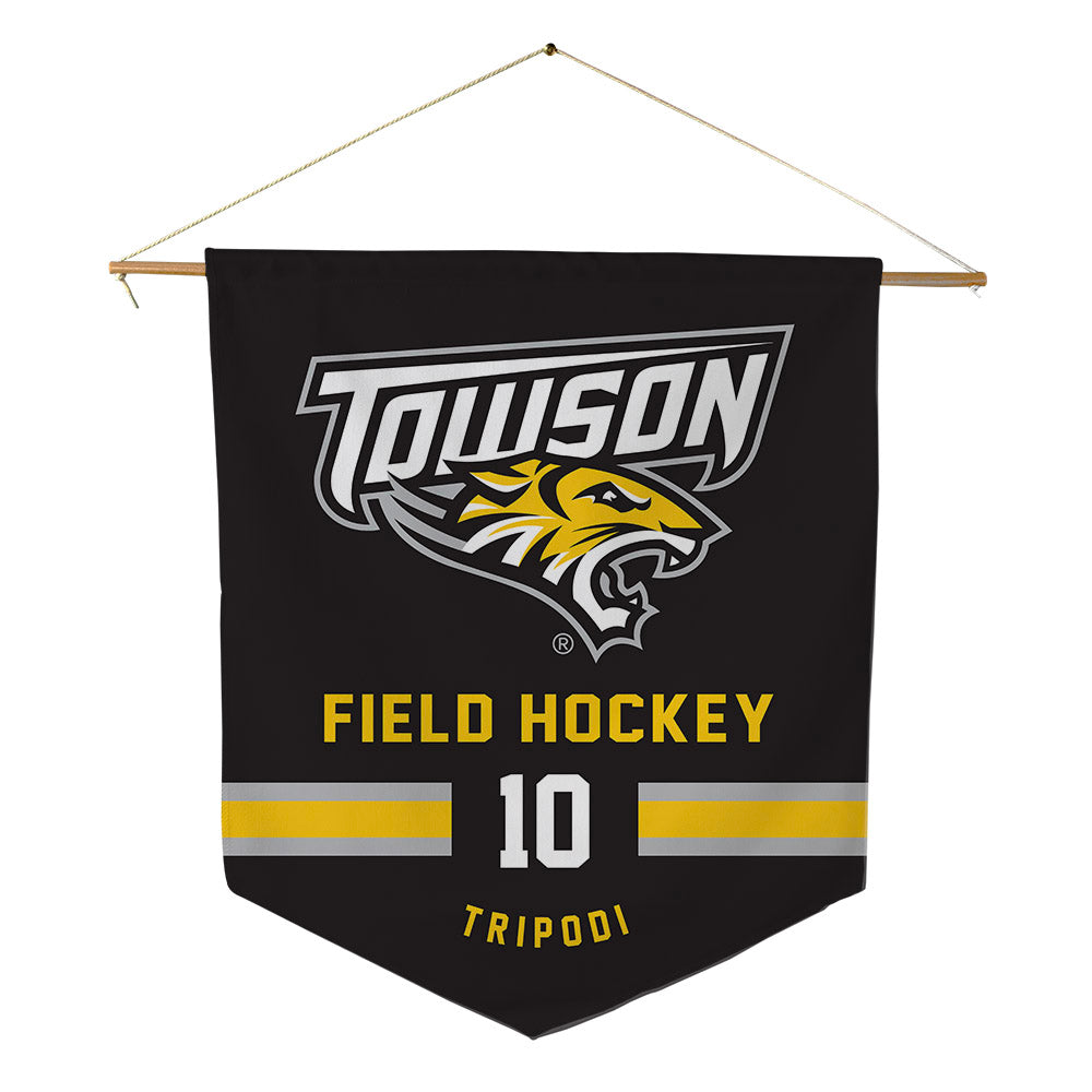 Towson - NCAA Women's Field Hockey : Gianna Tripodi - Pennant - 18" x 21"-0
