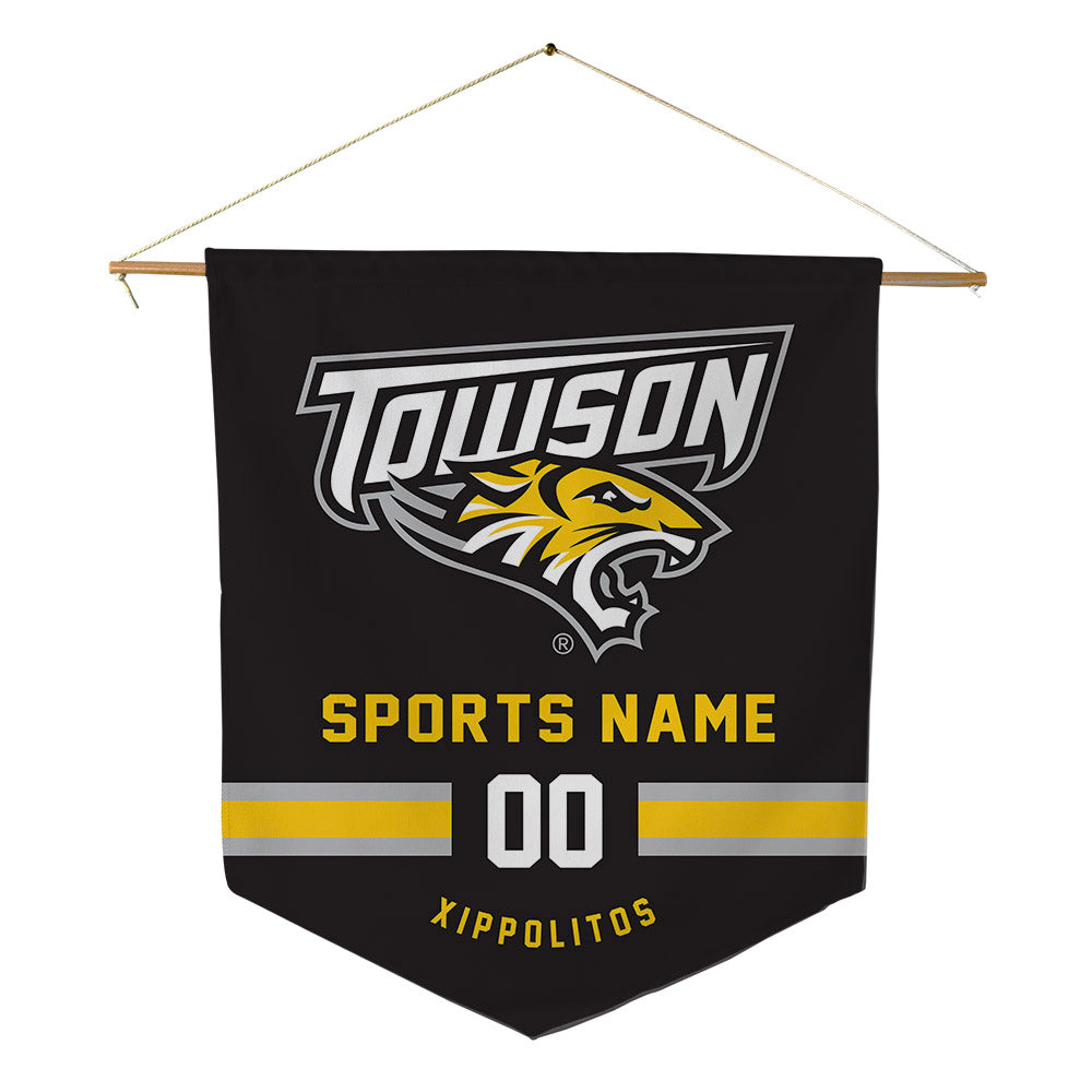 Towson - NCAA Women's Lacrosse : Courtney Xippolitos - Pennant - 18" x 21"-0