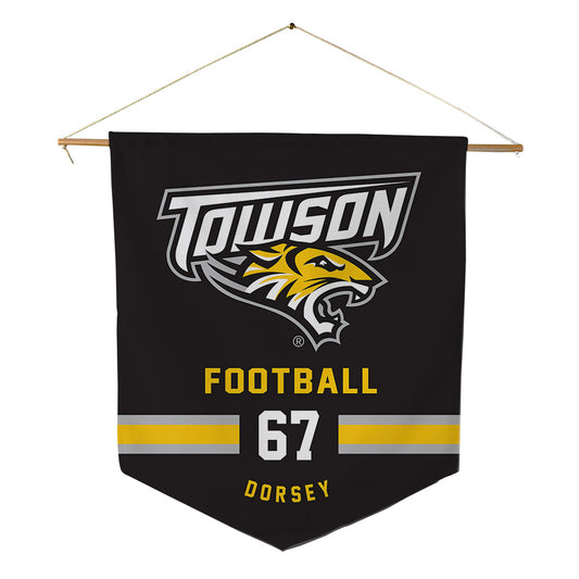 Towson - NCAA Football : Chase Dorsey - Pennant - 18" x 21"-0