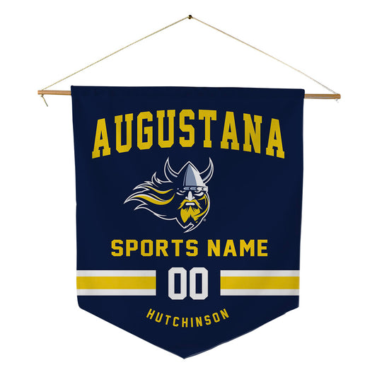 AU - NCAA Men's Cross Country : Tarin Hutchinson - Pennant - 18" x 21"-0
