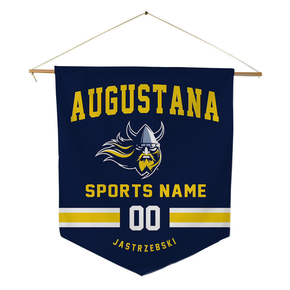 AU - NCAA Men's Ice Hockey : Jacob Jastrzebski - Pennant - 18" x 21"-0