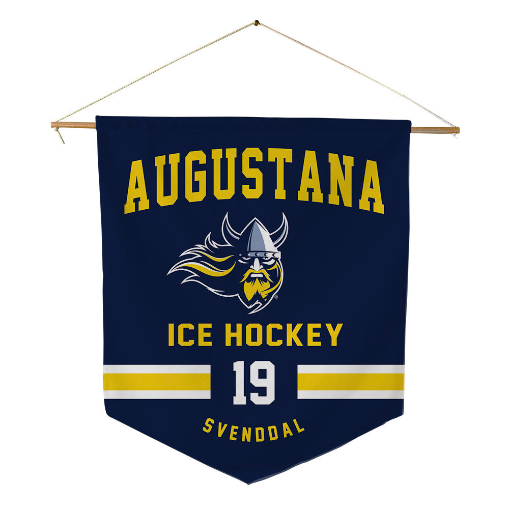 AU - NCAA Men's Ice Hockey : Will Svenddal - Pennant - 18" x 21"-0