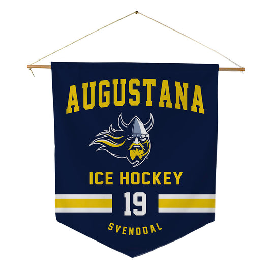 AU - NCAA Men's Ice Hockey : Will Svenddal - Pennant - 18" x 21"-0