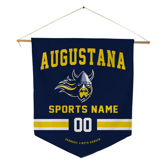 AU - NCAA Men's Swimming & Diving : Robert Leander Verneuil Liseth Hansen - Pennant - 18" x 21"-0