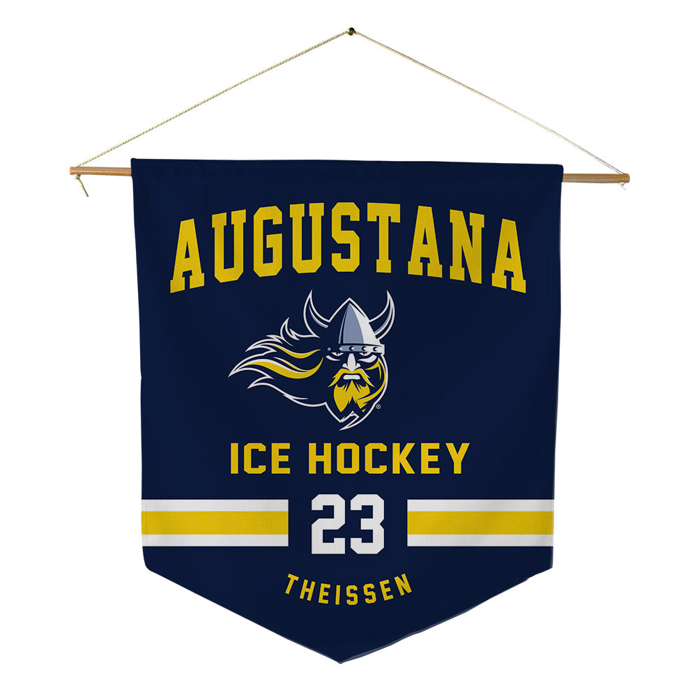 AU - NCAA Men's Ice Hockey : Carter Theissen - Pennant - 18" x 21"-0