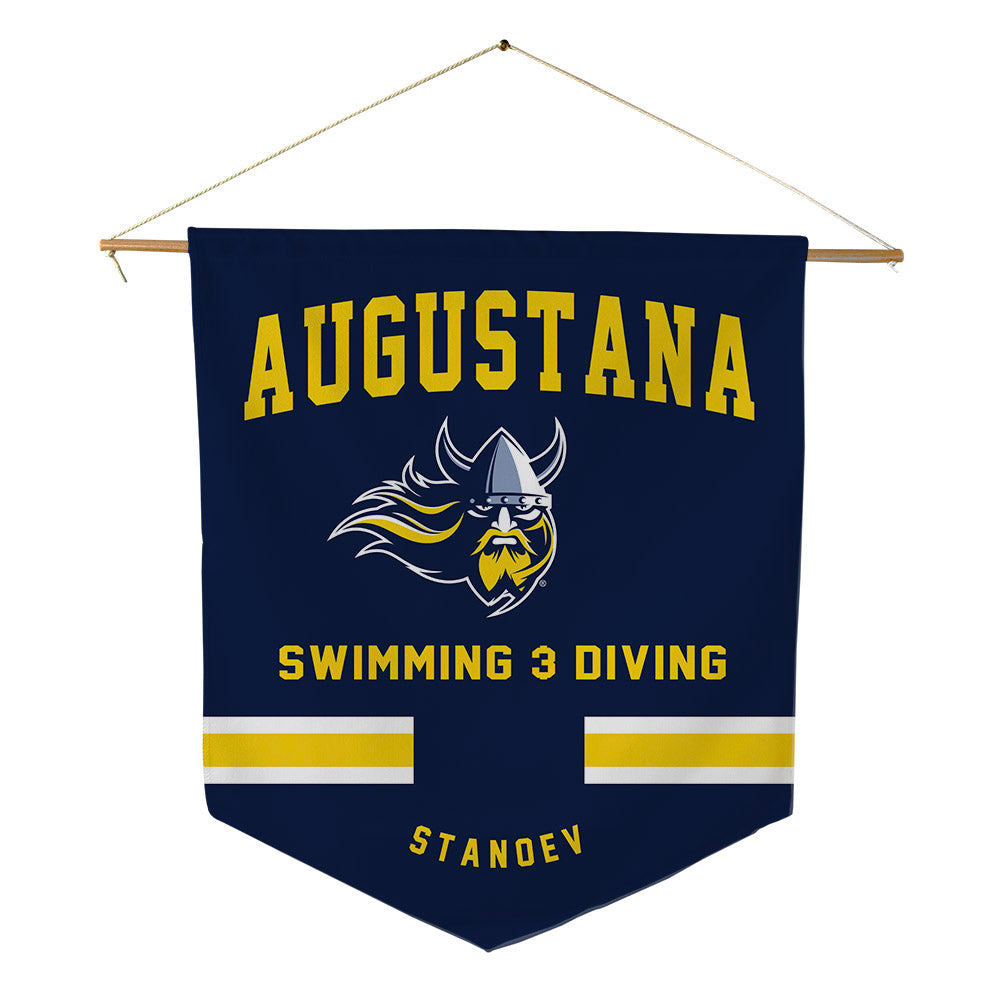 AU - NCAA Men's Swimming & Diving : Simeon Stanoev - Pennant - 18" x 21"-0