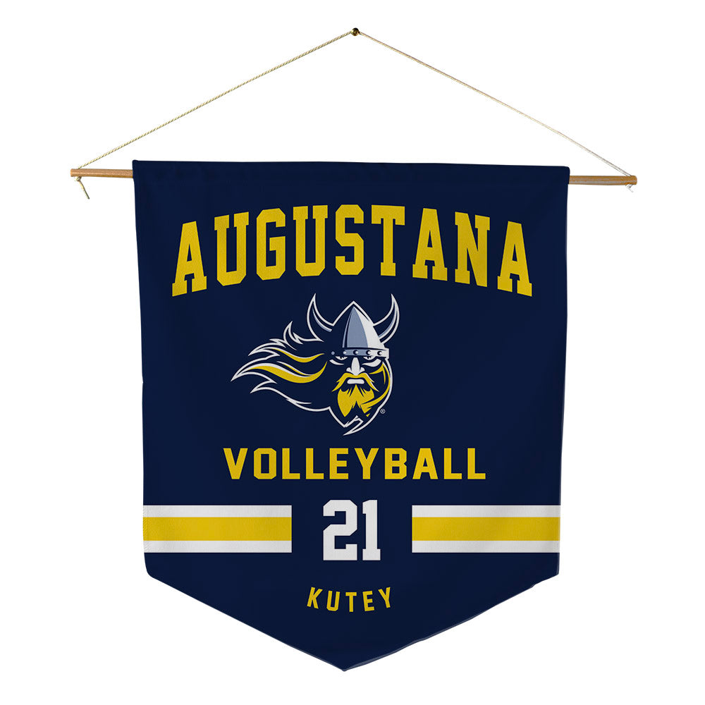 AU - NCAA Women's Volleyball : Jazmen Kutey - Pennant - 18" x 21"-0