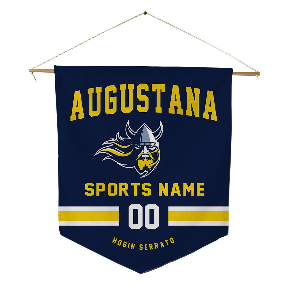 AU - NCAA Men's Swimming & Diving : Dominic Hogin Serrato - Pennant - 18" x 21"-0