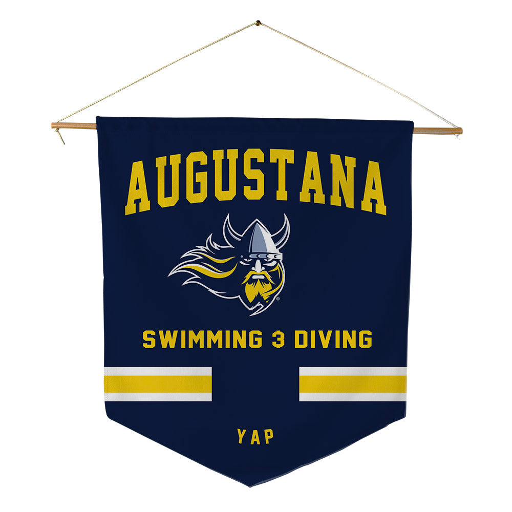AU - NCAA Men's Swimming & Diving : Yong Jie Yap - Pennant - 18" x 21"-0
