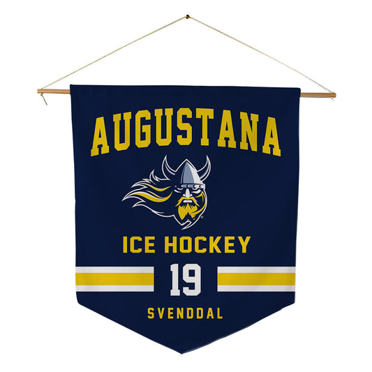 AU - NCAA Men's Ice Hockey : Will Svenddal - Pennant - 18" x 21"-0