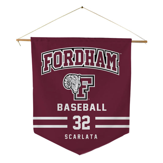 Fordham - NCAA Baseball : Anthony Scarlata - Pennant - 18" x 21"-0