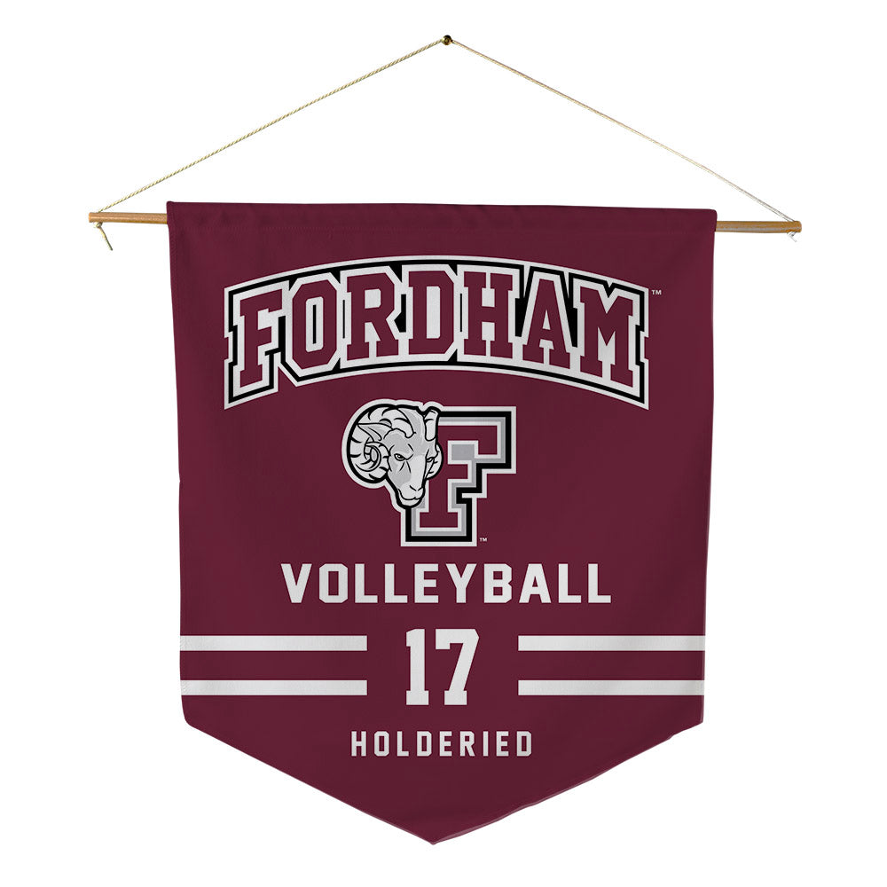 Fordham - NCAA Women's Volleyball : Tatum Holderied - Pennant - 18" x 21"-0