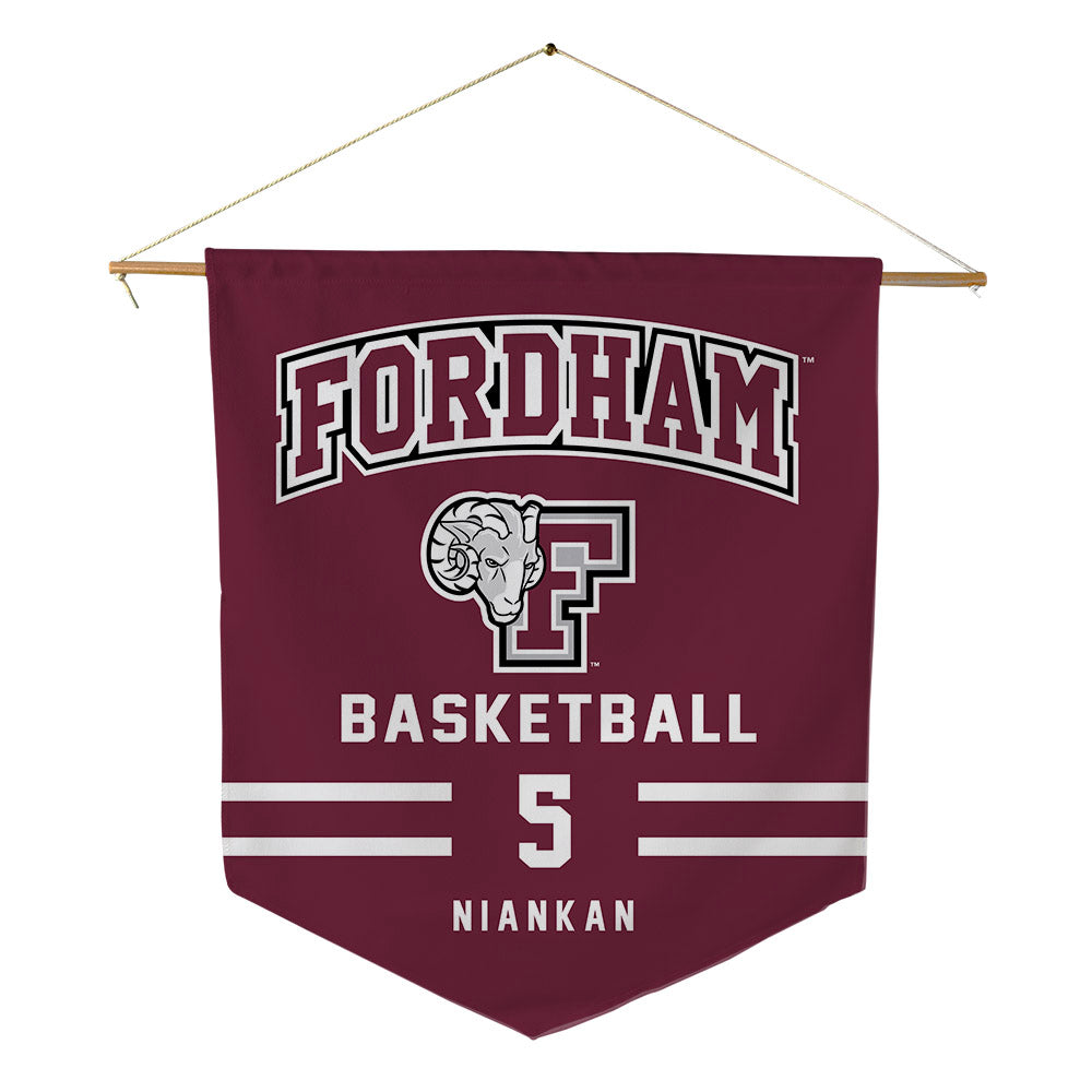 Fordham - NCAA Women's Basketball : Ornella Niankan - Pennant - 18" x 21"-0