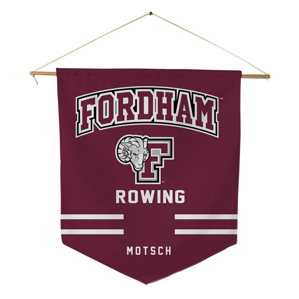 Fordham - NCAA Women's Rowing : Amber Motsch - Pennant - 18" x 21"-0