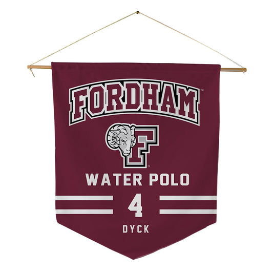Fordham - NCAA Men's Water Polo : Mark Dyck - Pennant - 18" x 21"-0