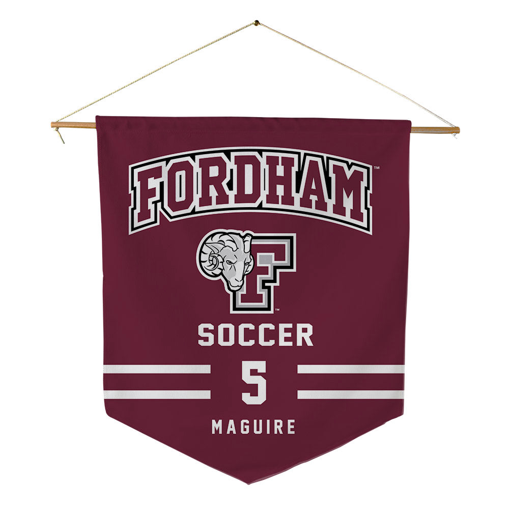 Fordham - NCAA Women's Soccer : Annie Maguire - Pennant - 18" x 21"-0