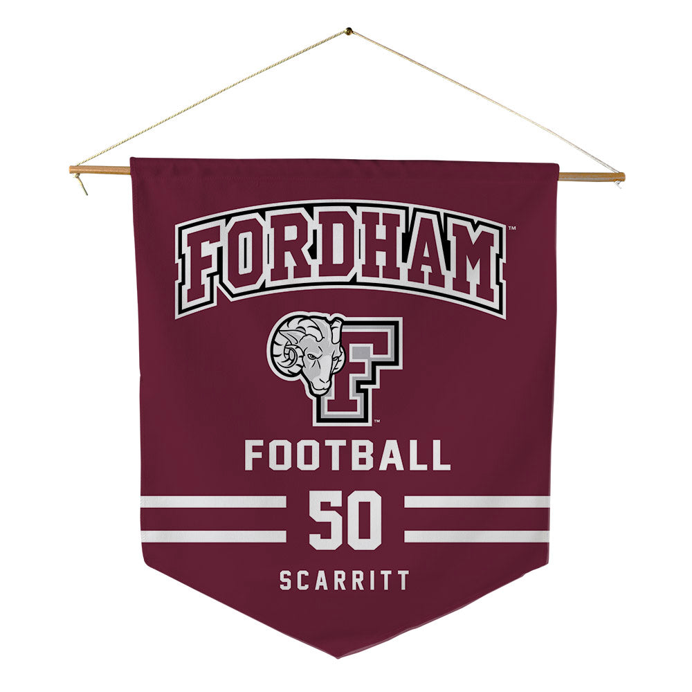Fordham - NCAA Football : Wyatt Scarritt - Pennant - 18" x 21"-0