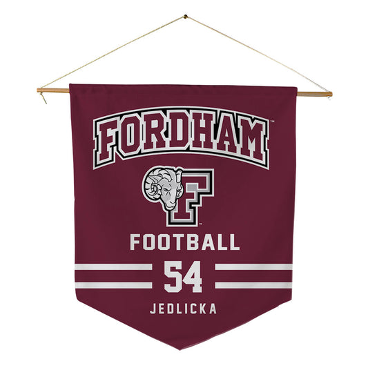 Fordham - NCAA Football : Jack Jedlicka - Pennant - 18" x 21"-0