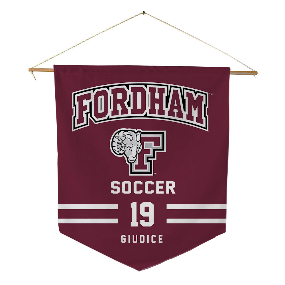 Fordham - NCAA Women's Soccer : Ava Giudice - Pennant - 18" x 21"-0