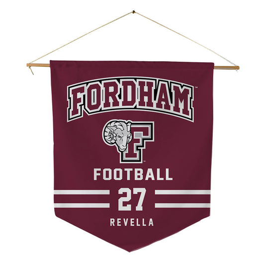 Fordham - NCAA Football : AJ Revella - Pennant - 18" x 21"-0