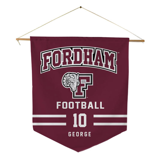 Fordham - NCAA Football : Jovan George - Pennant - 18" x 21"-0