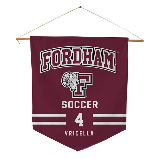 Fordham - NCAA Women's Soccer : Olivia Vricella - Pennant - 18" x 21"-0