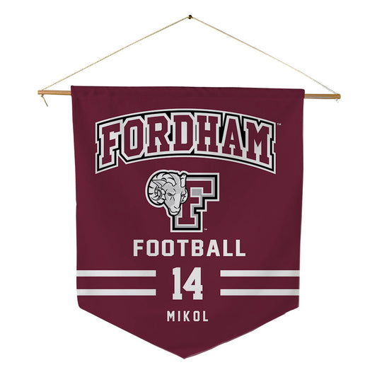 Fordham - NCAA Football : Joe Mikol - Pennant - 18" x 21"-0