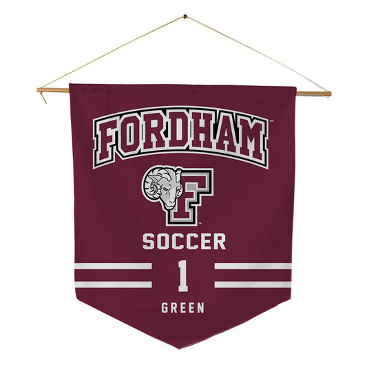 Fordham - NCAA Women's Soccer : Addison Green - Pennant - 18" x 21"-0