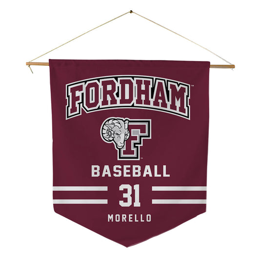 Fordham - NCAA Baseball : Mason Morello - Pennant - 18" x 21"-0